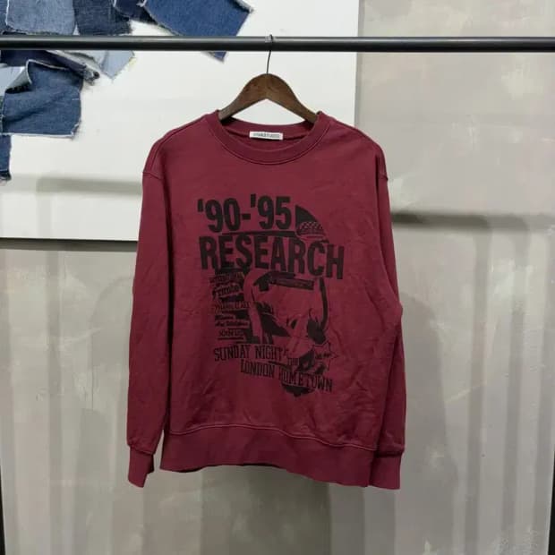 (100) 비바스튜디오 캐주얼 스트릿 프린팅 맨투맨 긴팔티