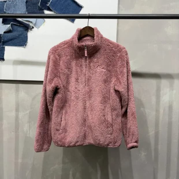 (95) 네파 여성 등산 아웃도어 핑크 후리스 자켓