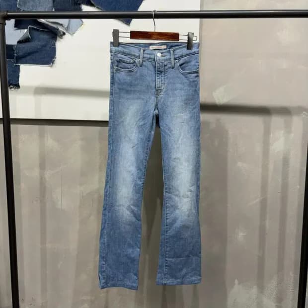 (25인치) 리바이스 여성 샤핑 부츠컷 스판 청바지 데님팬츠