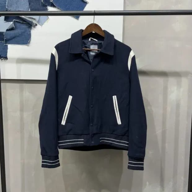 (105) 에잇세컨즈 스트릿 모직 바시티 야구잠바 자켓