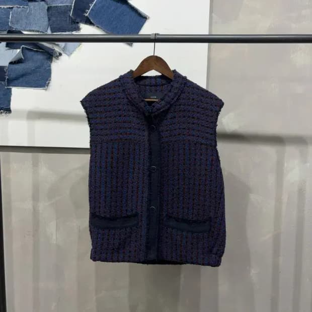 (100) 한섬 여성 캐주얼 시스템 니트 조끼