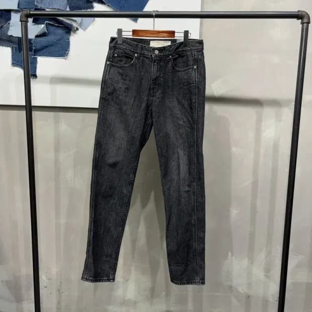 (31인치) 페이탈리즘 스트릿 흑청바지 블랙진