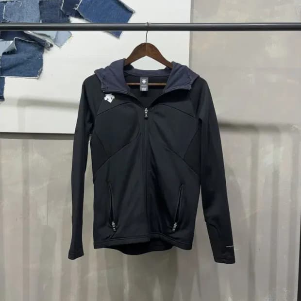 (95) 데상트 캐주얼 스포츠 기모 후드집업 자켓