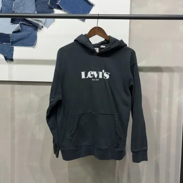 (95) 리바이스 스트릿 프린팅 기모 후드티