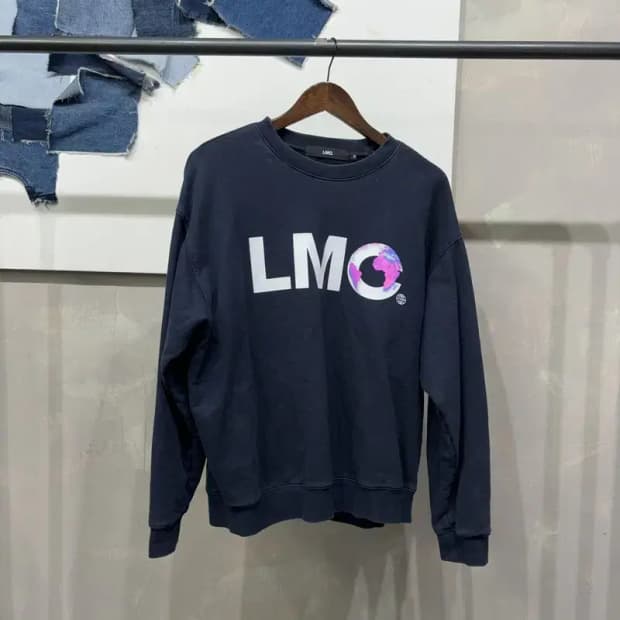 (95) 엘엠씨 스트릿 빅로고 백프린팅 기모 맨투맨 긴팔 티