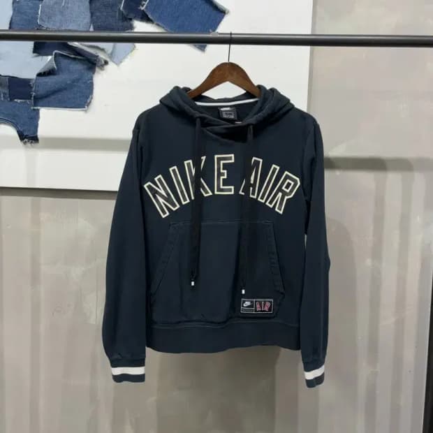 (90) 나이키AIR 스트릿 기모 프린팅 후드티