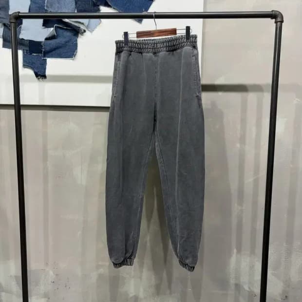 (30~32인치) 소버먼트 헤비스웻 피그먼트 조거팬츠 운동바지