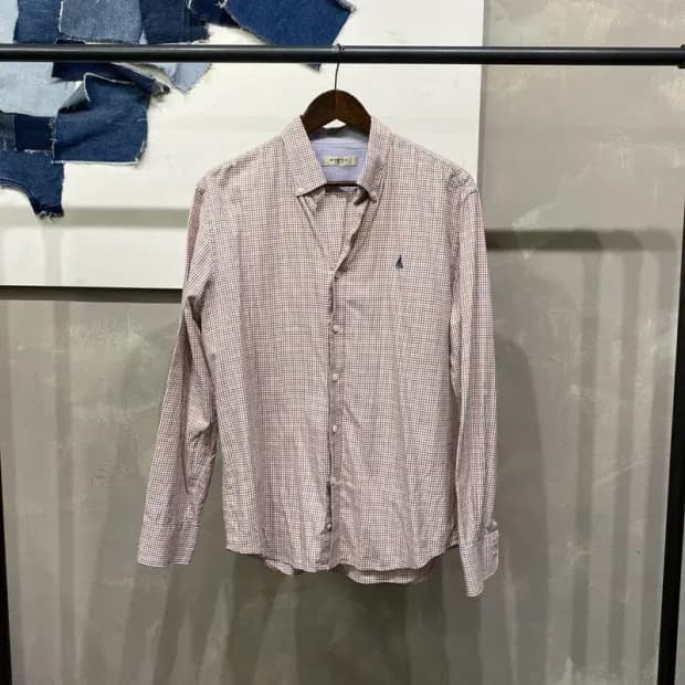 (105) 빈폴 캐주얼 슬림핏 체크셔츠 남방