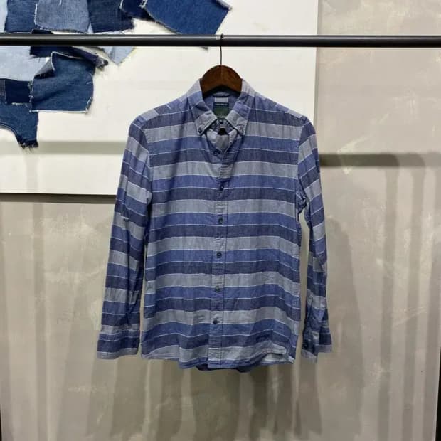 (95) 헨리코튼 캐주얼 스트라이프 셔츠 남방