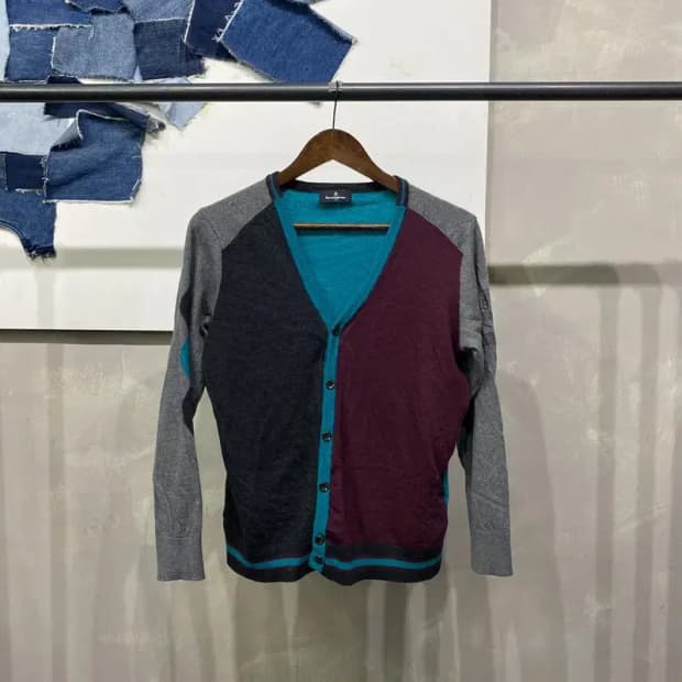 (95) 먼싱웨어 여성 골프 캐주얼 울 니트 가디건