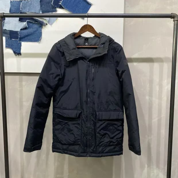 (95) 아디다스 캐주얼 스트릿 하프 패딩 점퍼