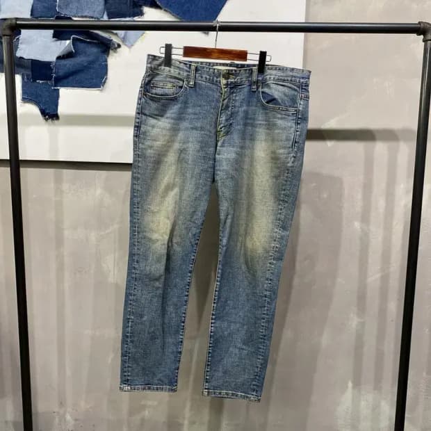 (36인치) 피스워커 캐주얼 스트릿 워싱 데님팬츠 청바지