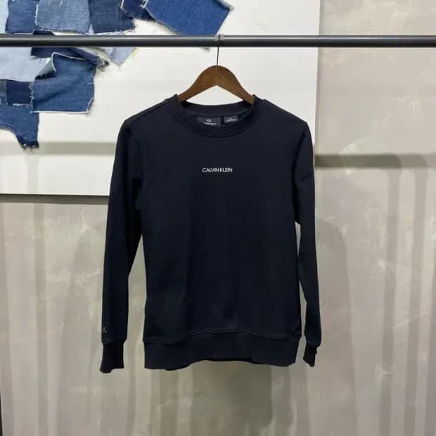 (90) 캘빈클라인 CK 캐주얼 프린팅 맨투맨 긴팔 티