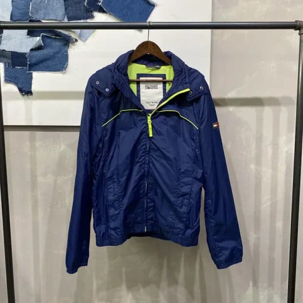 (100) 타미힐피거 캐주얼 스트릿 바람막이 자켓