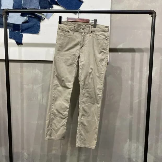 (32인치) 리바이스 511 캐주얼 화이트탭 면바지 코튼팬츠