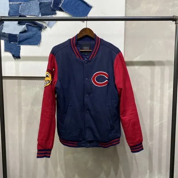 (105) MLB 클리블랜드 캐주얼 바시티자켓 야구점퍼