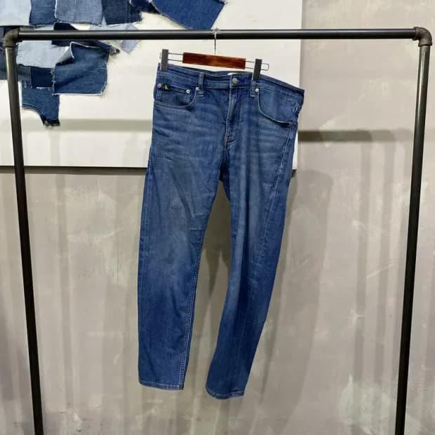 (34인치) 캘빈클라인 CK 캐주얼 스판 워싱 청바지 데님팬츠