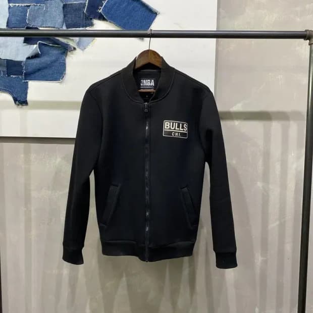 (95) NBA 시카고불스 캐주얼 블루종 자켓