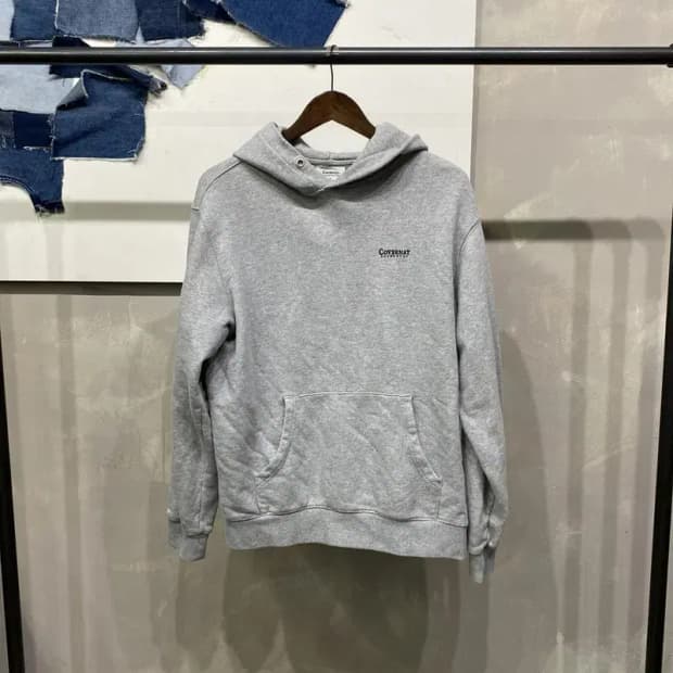 (100) 커버낫 캐주얼 스트릿 자수 후드티