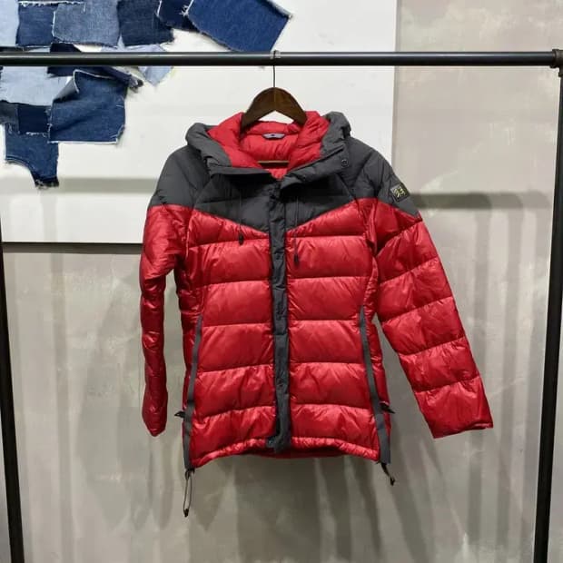 (90) 코오롱스포츠 여성 아웃도어 구스다운 거위털 패딩