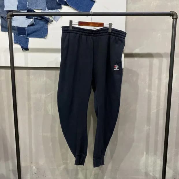 (빅사이즈) 리복 스포츠 밴딩 기모 조거팬츠 운동바지