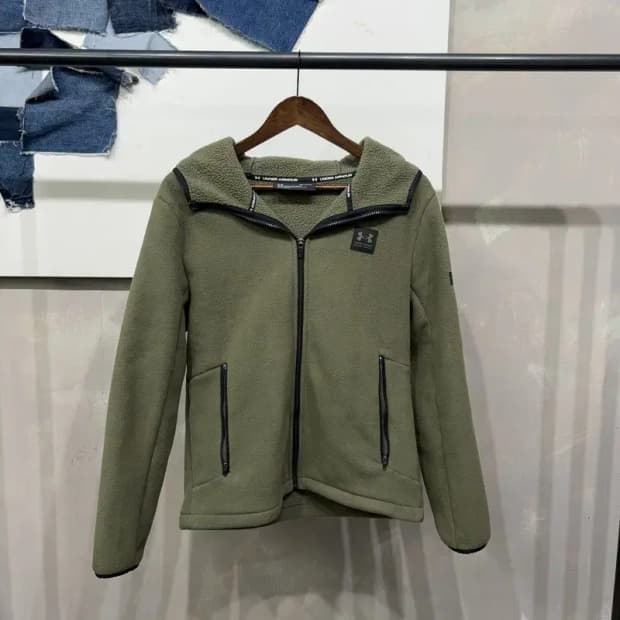 (95) 언더아머 여성 운동 캐주얼 기모 후드집업 자켓