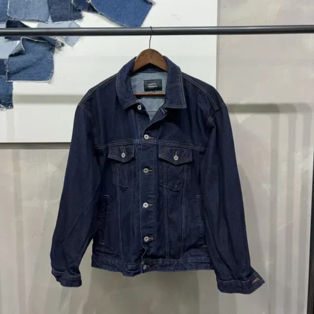 (110) 무신사스탠다드 무탠다드 트러커 진청데님 자켓