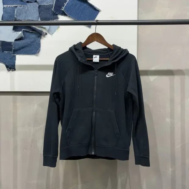 (85) 나이키 여성 캐주얼 스포츠 자수 후드집업 자켓