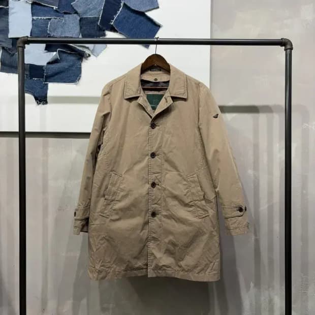 (100) 헨리코튼 캐주얼 클래식 롱 맥코트