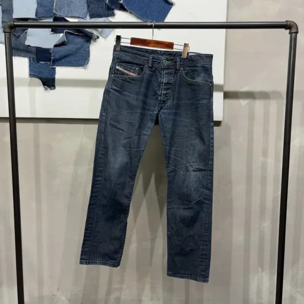 (30인치) 디젤 BRADDOM 빈티지 워싱 진청바지 데님팬츠