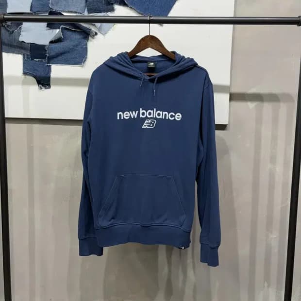(110) 뉴발란스 스트릿 캐주얼 로고 프린팅 후드티