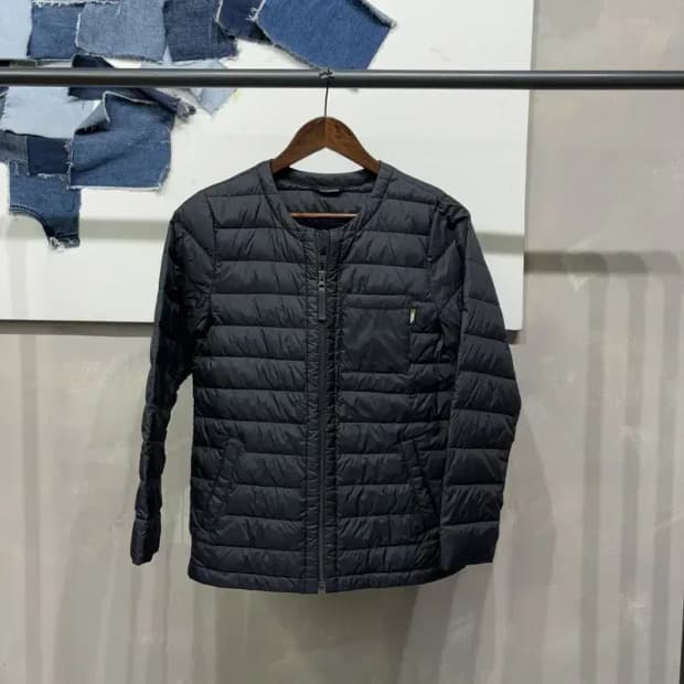 (90) 내셔널지오그래픽 여성 등산 구스다운 거위털 경량패딩