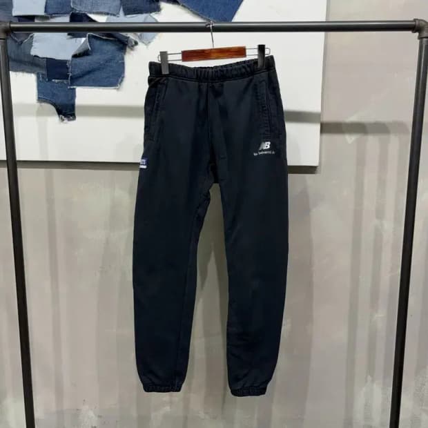 (28~30인치) 뉴발란스 여성 캐주얼 밴딩 기모 조거팬츠 운동바지