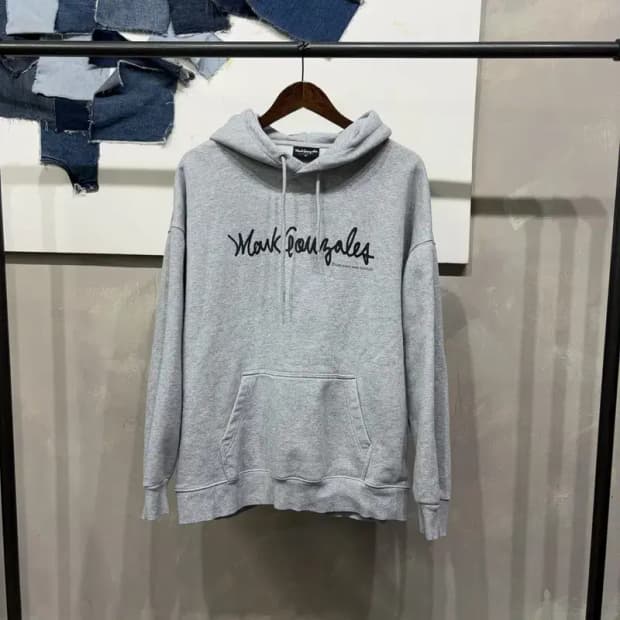 (105) 마크곤잘레스 스트릿 캐주얼 빅프린팅 로고 후드티