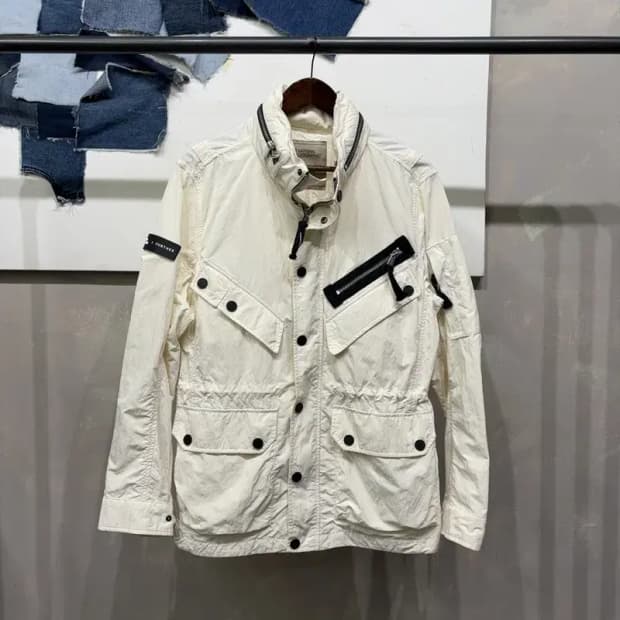 (100) 내셔널지오그래픽 유틸리티 멀티포켓 바람막이 야상 자켓