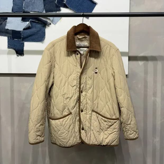 (95) 후아유 캐주얼 스티브 코듀로이 퀼팅 자켓