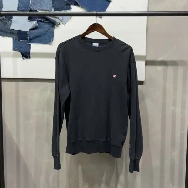(105) 챔피온 스트릿 캐주얼 자수 맨투맨 긴팔 티