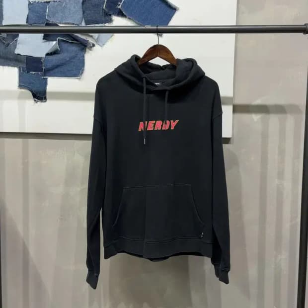 (100) 널디 스트릿 캐주얼 프린팅 후드티