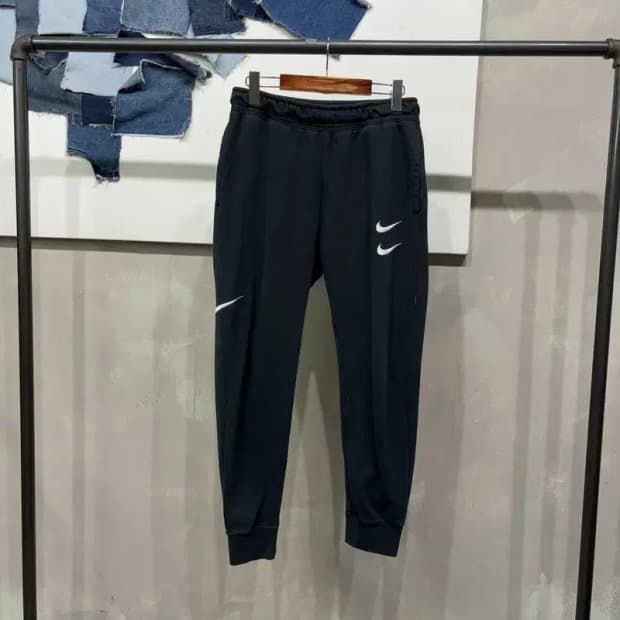 (28~30인치) 나이키 스트릿 더블스우시 밴딩 조거팬츠 운동바지