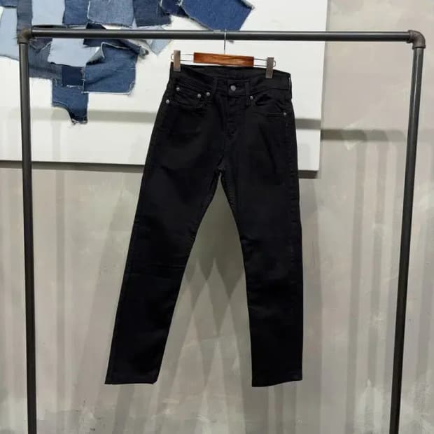 (28인치) 리바이스 502 스트릿 스판 흑청바지 블랙진