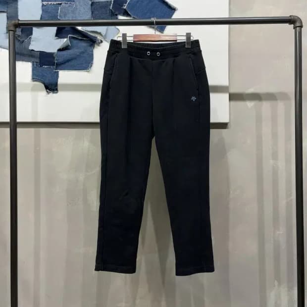 (27~29인치) 데상트 캐주얼 프린팅 밴딩 츄리닝바지 팬츠