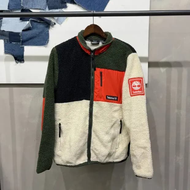 (100) 팀버랜드 스트릿 캐주얼 후리스 집업 자켓