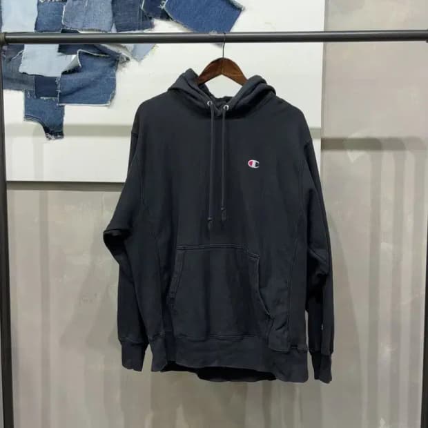 (110) 챔피온 스트릿 캐주얼 리버스위브 자수 기모 후드티