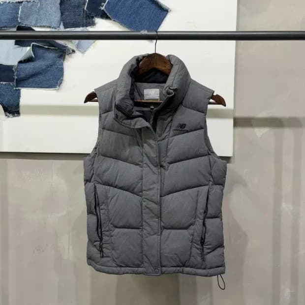 (90) 뉴발란스 여성 운동 캐주얼 덕다운 오리털 패딩 조끼