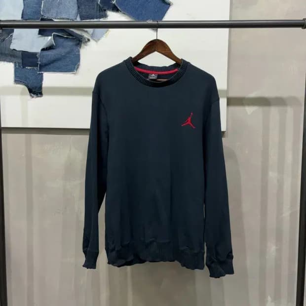 (105) 나이키 조던 캐주얼 자수 맨투맨 긴팔 티
