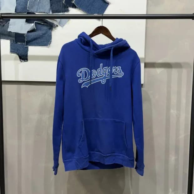 (110) MLB LA다저스 스트릿 프린팅 기모 후드티