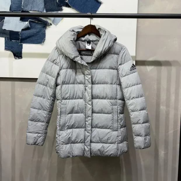 (105) 아디다스 여성 캐주얼 덕다운 오리털 후드 패딩 자켓