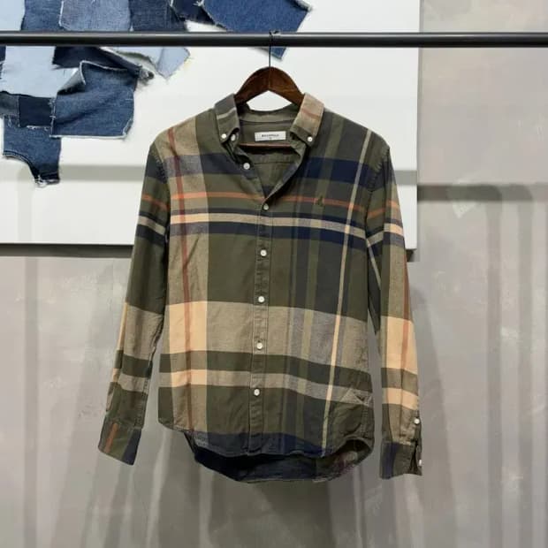 (95) 빈폴 클래식 캐주얼 체크 셔츠 남방
