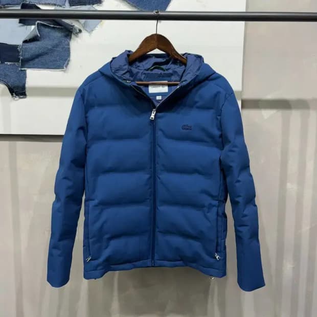 (95) 라코스테 캐주얼 스트릿 후드 다운 패딩