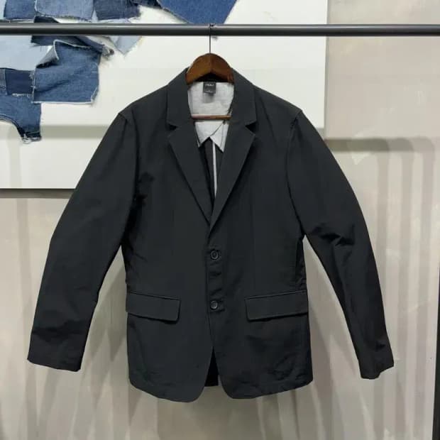 (105) 나우 캐주얼 베이직 싱글 코튼 블레이저 자켓